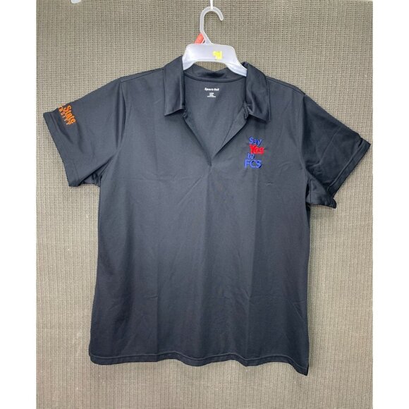 Sport-Tek Ladies 3XL Black Polo Shirt Idaho State University Say Yes to FCS - Picture 1 of 8